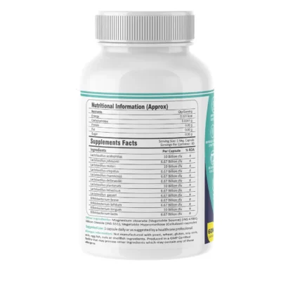 FM Nutrition Opti-Biotic, Multi-strain Probiotics, 100 billion CFU, 60 Veg Capsules