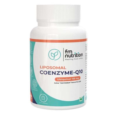 FM Nutrition Liposomal CoQ10, Ubiquinol 100mg, 30 Veg Capsules