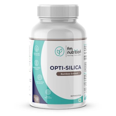 FM Nutrition Opti-Silica, Premium Quality Bamboo Extract, Vegan, 100gm Powder