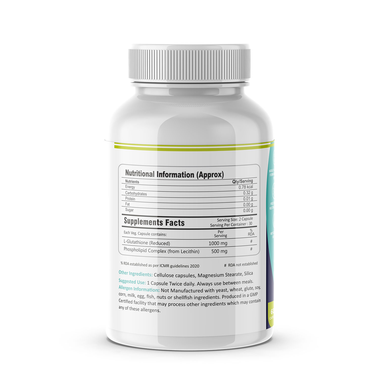 FM Nutrition Lipo-Glutathione, 60 Veg Capsules