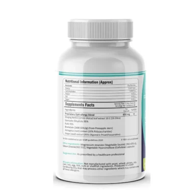 FM Nutrition Opti-Allergy Shield, Natural Antihistamine Support, 60 Veg Capsules