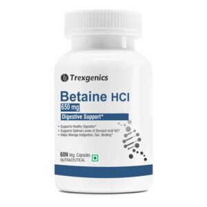 Trexgenics Betaine HCL 650mg, 60 Veg caps