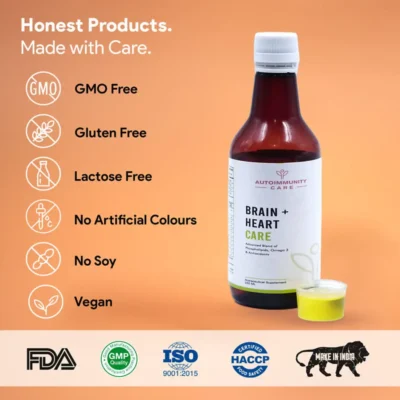 Autoimmunity Care Brain + Heart Care, Phospholipids & Omega 3, 250ml