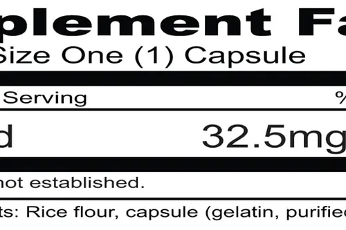 Priority One Thyroid 32.5mg capsules