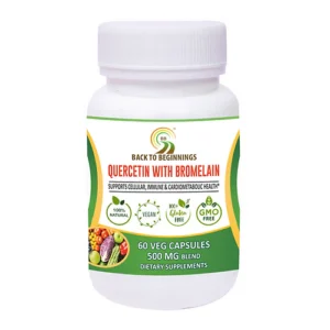 Back to Beginnings  Quercetin with Bromelain, 500mg, 60 Veg Capsules