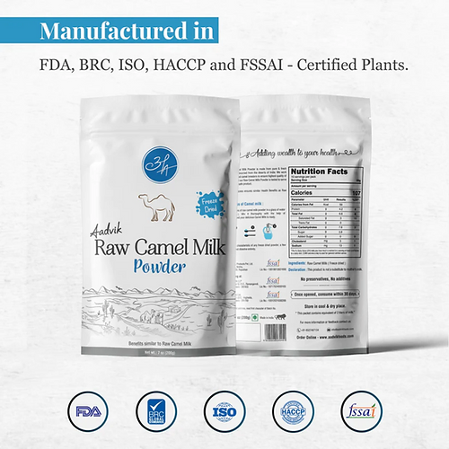 RAW Camel Milk Powder - Freeze Dried