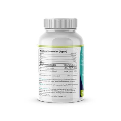 FM Nutrition Opti-Zinc, Zinc picolinate, 60 Veg Capsules