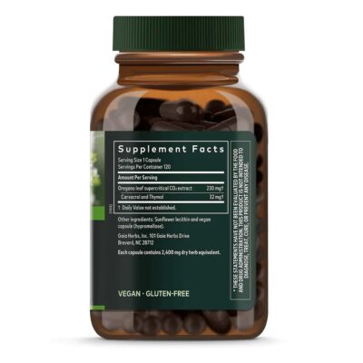 Gaia Herbs Oil Of Oregano, 60 Phytocaps