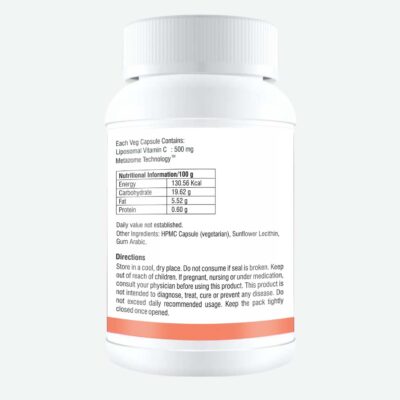 LivBio Liposomal Cee, Liposonal Vitamin C, 30 Veg Capsules