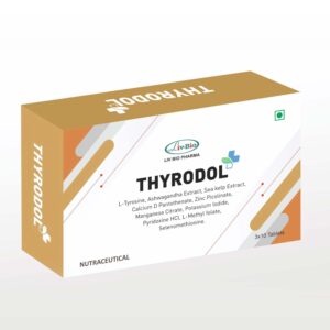 LivBio Thyrodol Plus, Complete Thyroid Support, 30 Veg Capsules