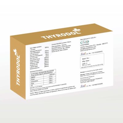 LivBio Thyrodol Plus, Complete Thyroid Support, 30 Veg Capsules