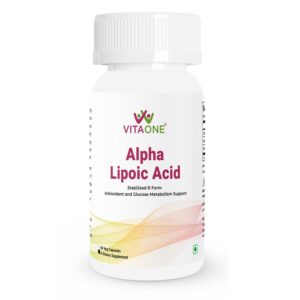 Vitaone Alpha R Lipoic Acid, 250mg, 60 Veg Capsules