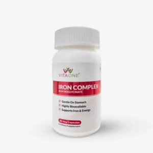 Vitaone Iron Complex (Iron Bisglycinate) I 60 Veg Capulses