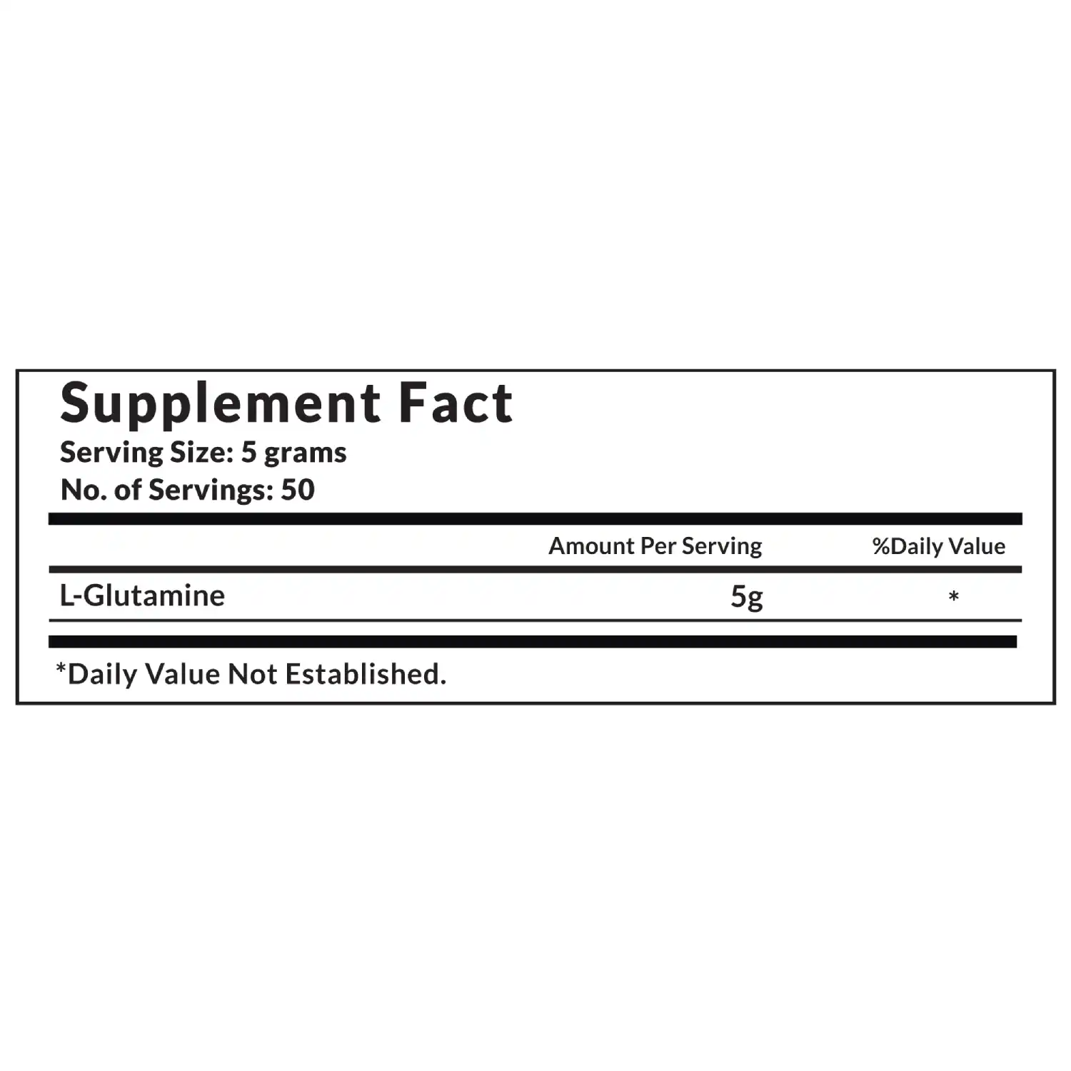 Vitaone L-Glutamine Powder, Amino Acid Support, Veg, 250gm
