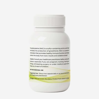 Vitaone N-acetylcysteine (NAC), 600mg, 60 Veg Capsules