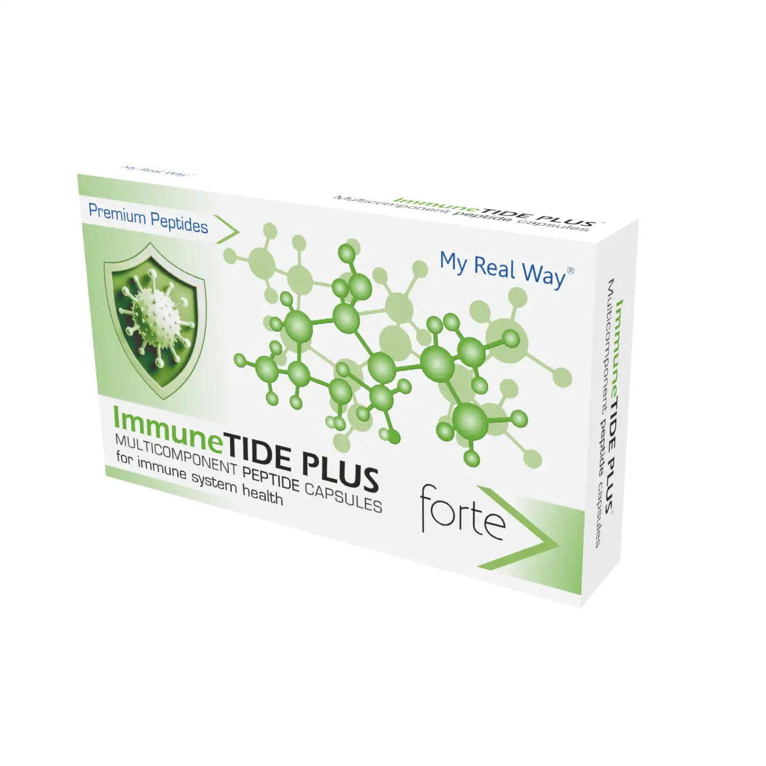 My Real Way ImmuneTIDE PLUS peptides for immunity I 30 capsules
