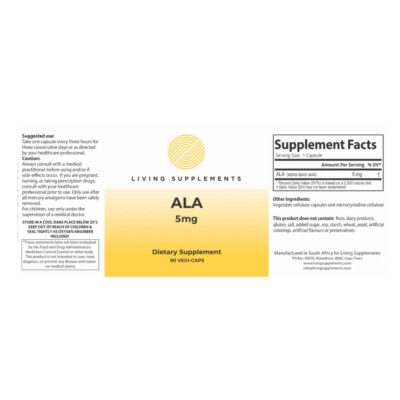 Living Supplements ALA 5mg