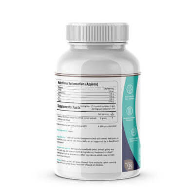 FM Nutrition Opti-Silica, Premium Quality Bamboo Extract, Vegan, 100gm Powder