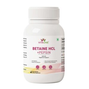 Vitaone Betaine HCL + Pepsin, 90 Veg Capsules
