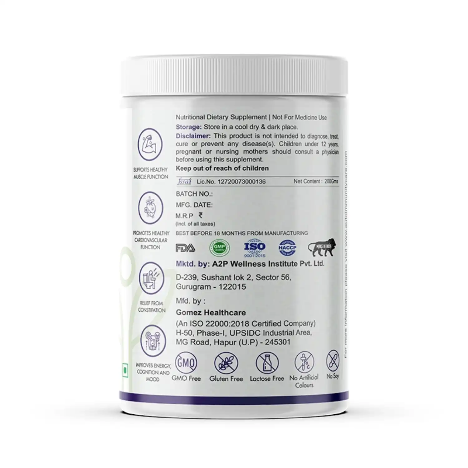 Autoimmunity Care Micronised Creatine Monohydrate Care
