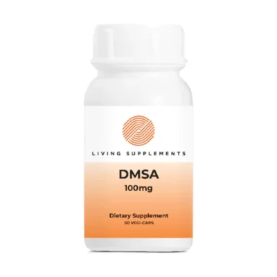 Living Supplements DMSA 100mg, 50 Veg Capsules
