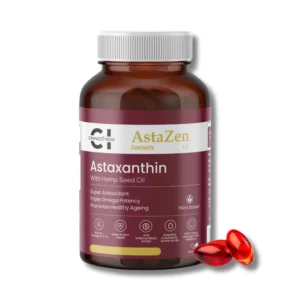 Cannazo India AstaZen Continuity, Astaxanthin with Hemp Seed Oil, Softgel Capsules