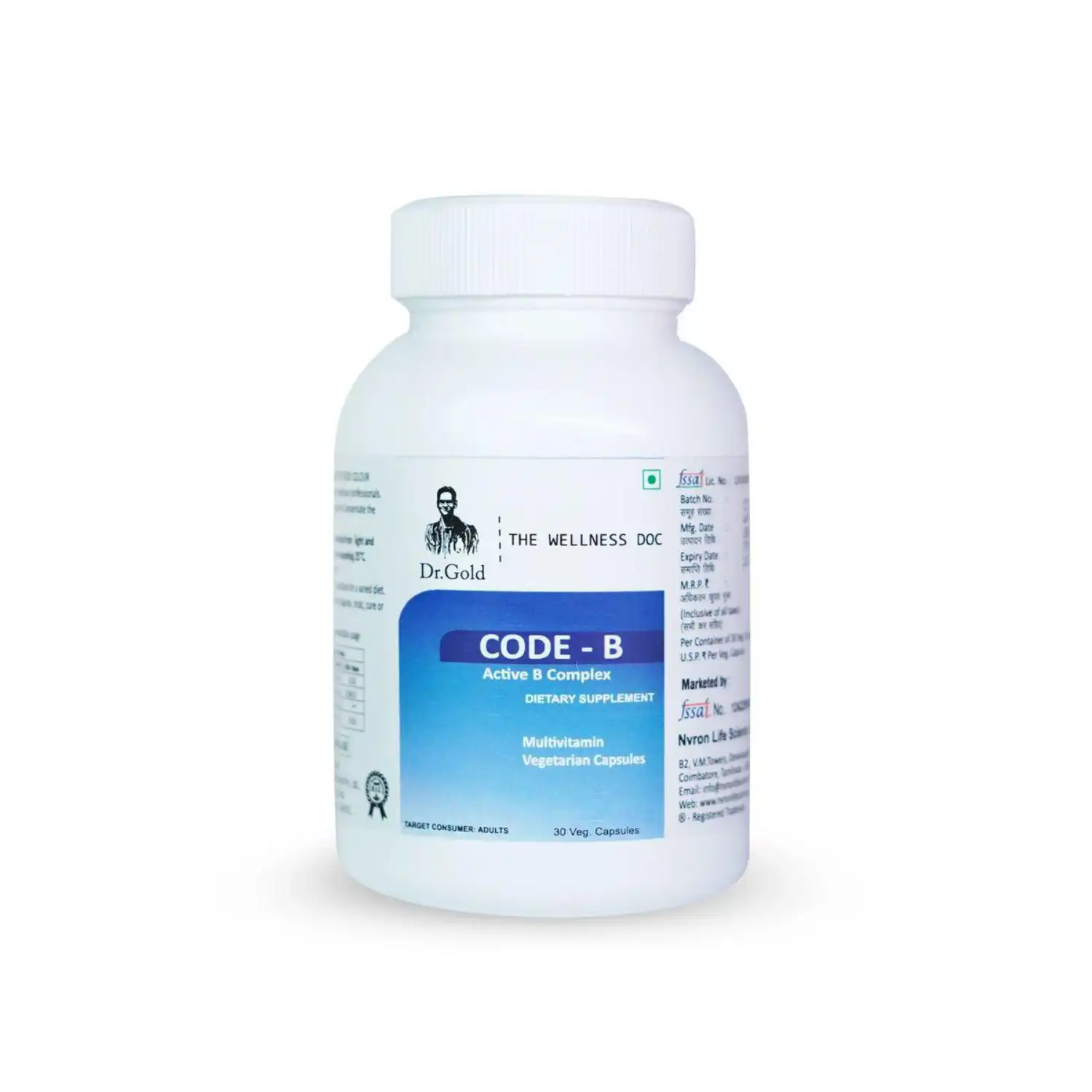 Dr Gold Code B, Veg Capsules