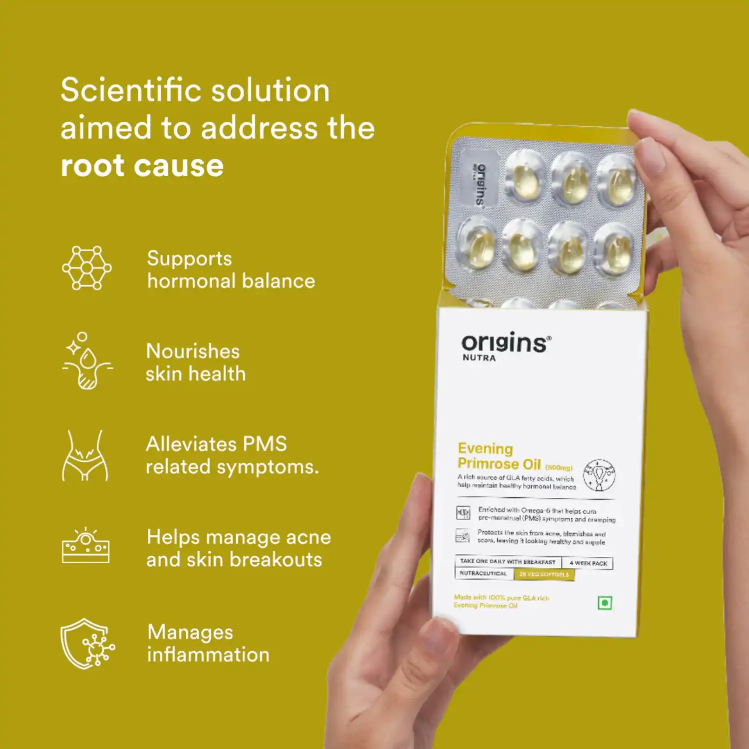 Origins Nutra Evening Primrose Oil, Veg Softgels