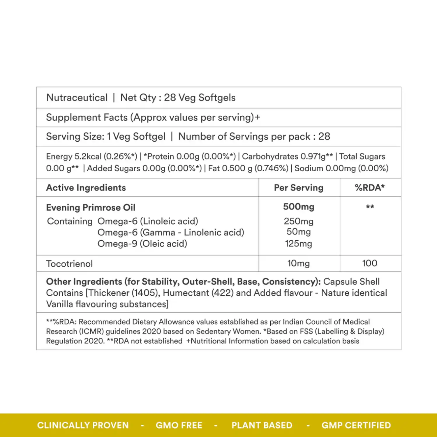 Origins Nutra Evening Primrose Oil, Veg Softgels