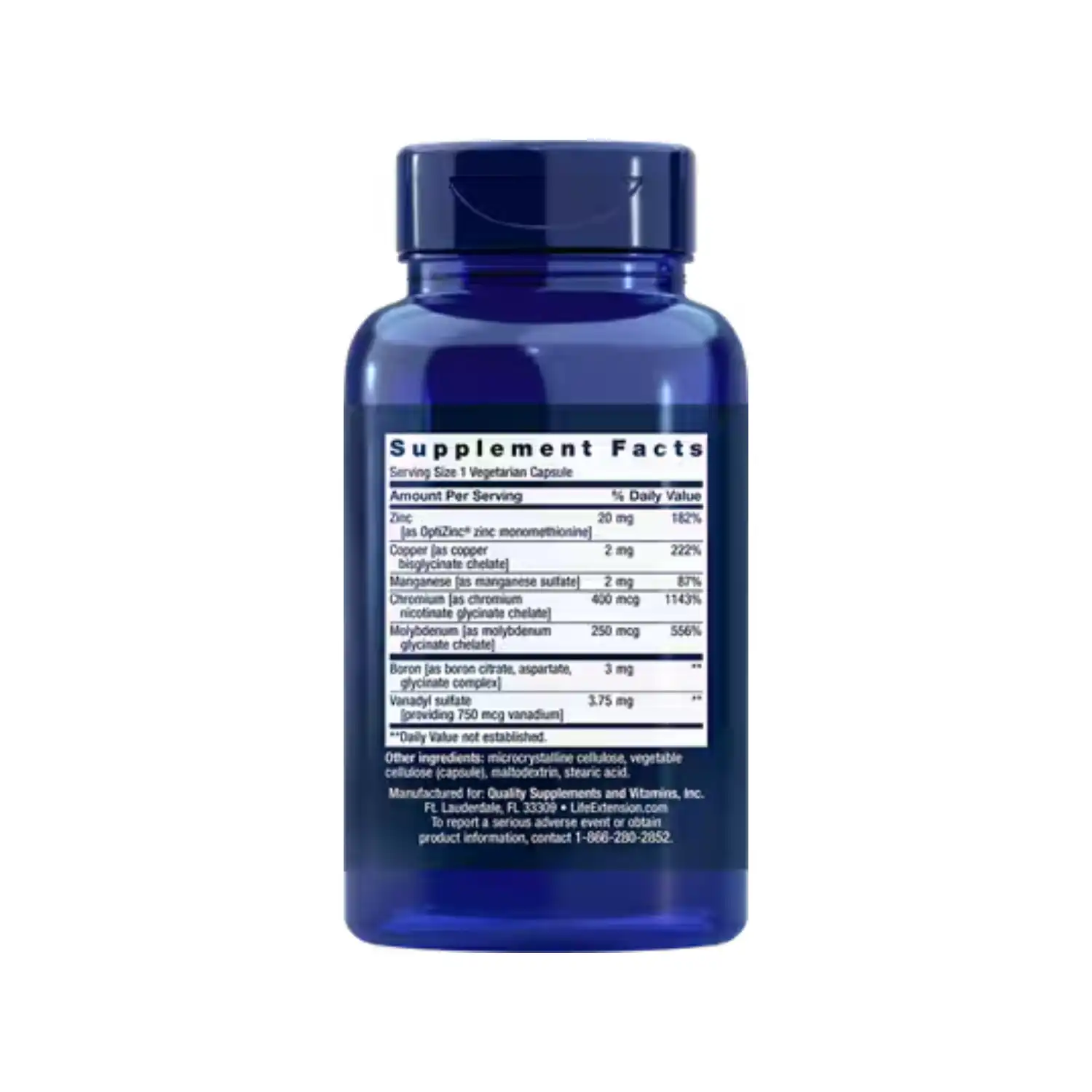 Life Extension Only Trace Minerals, 90 Veg Capsules